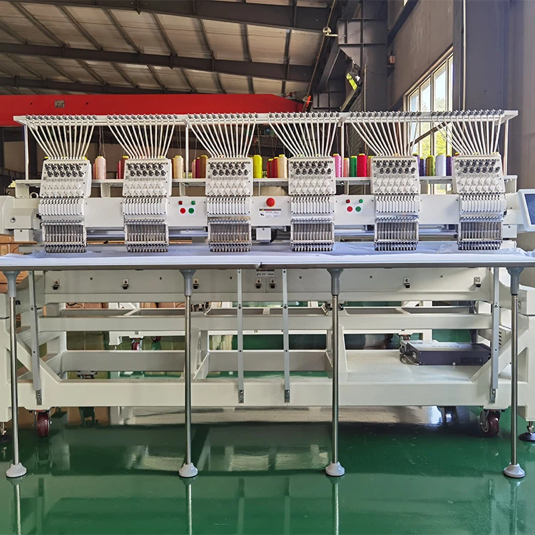 6ヘッド高作業効率自動刺繍機