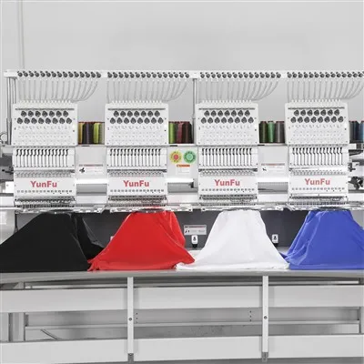 4 ヘッド、4{1}} 倍-効率の刺繍機